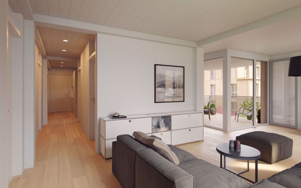 Neubau "Underi Au" Wichtrach 2.5 Zimmer Attikawohnung - Bild 5