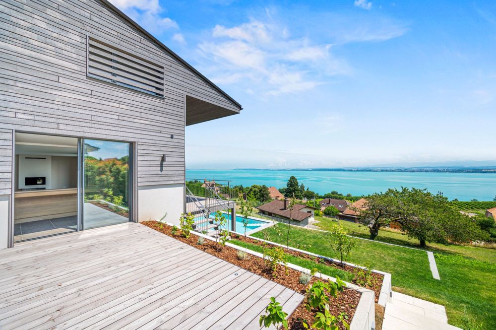 Villa contemporaine avec vue lac, vignobles et château, Vaumarcus - Bild 10