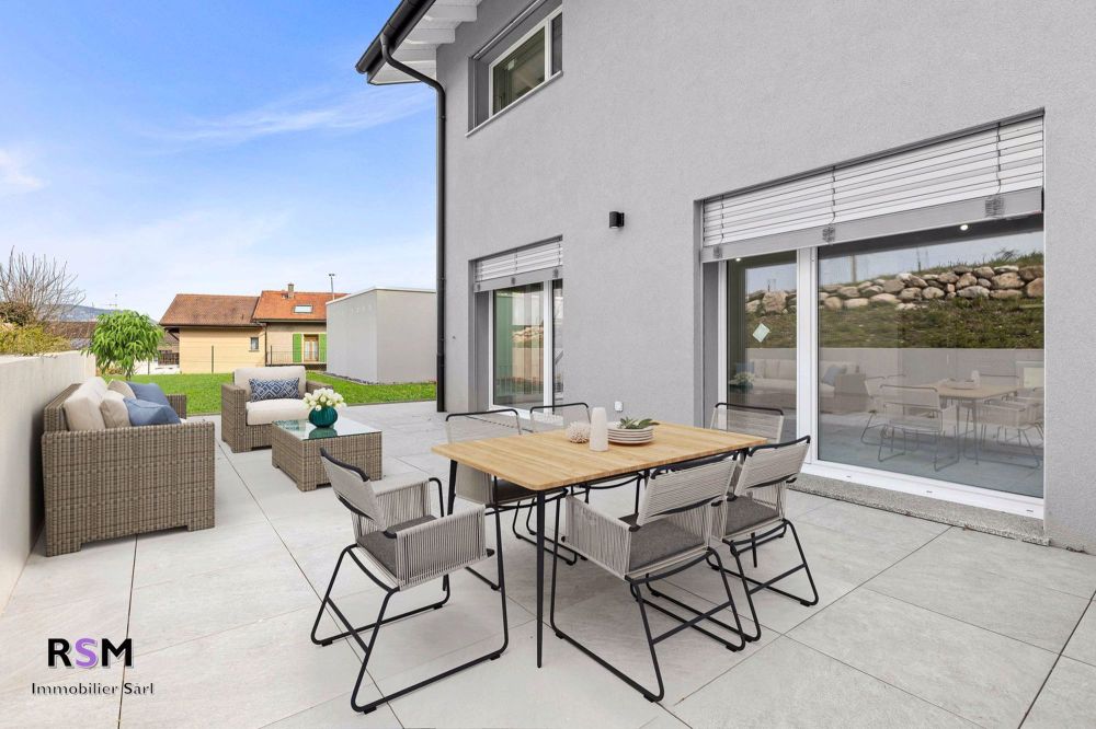 Strahlende neue Reihenvilla mit 5,5 Zimmern und Seeblick in St-Gingolph! - Bild 4