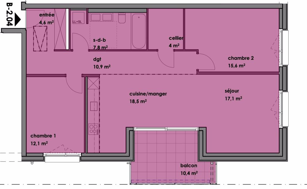 Logement de 3.5 pièces neuf avec balcon | dreamo.ch - Bild 3