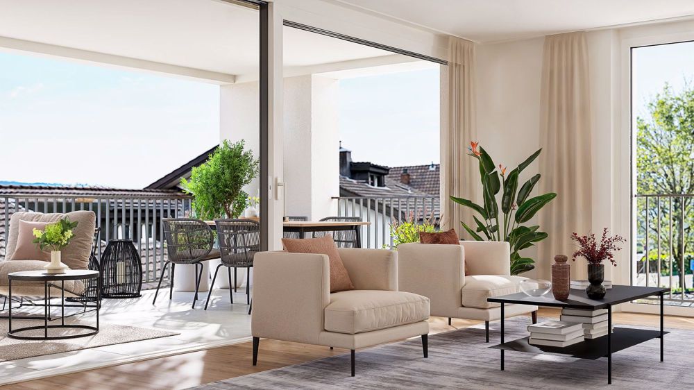 Moderne Eigentumswohnung mit Terrasse und Grünfläche - Bild 10