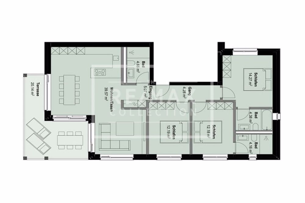 4½-Zimmer-Wohnung Nr. 3, 1. OG, Neubau Ganschiersch - ERSTWOHNUNG - Bild 7