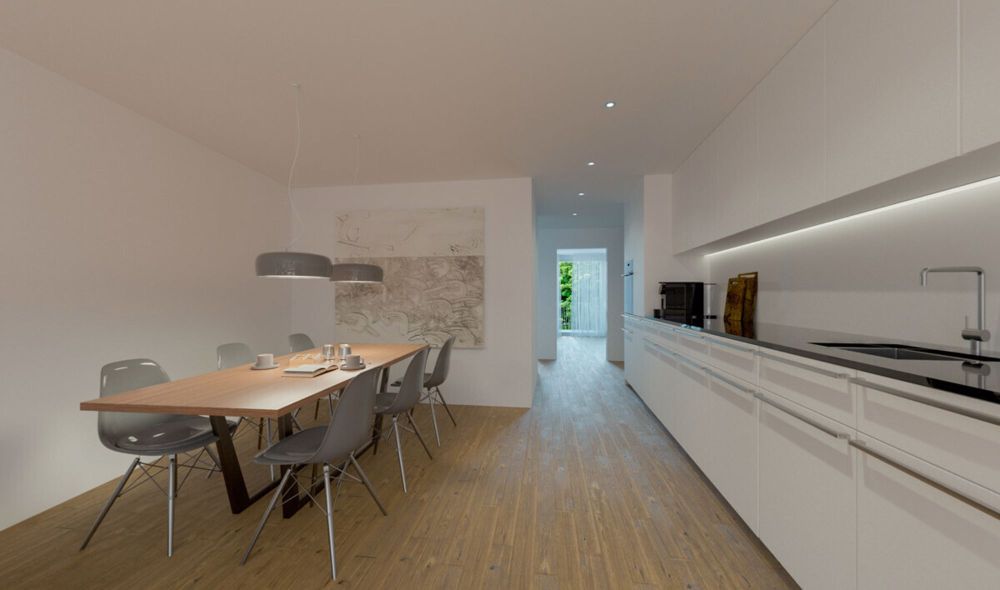Moderne, helle Eigentumswohnung mit Balkon bei der Tramstation - OG Küche