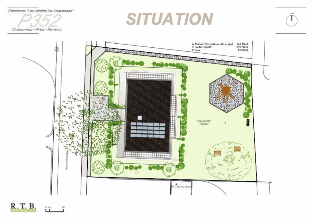 Appartement 2,5 pces au rez avec jardin à Chavannes, lot 5 - Bild 13