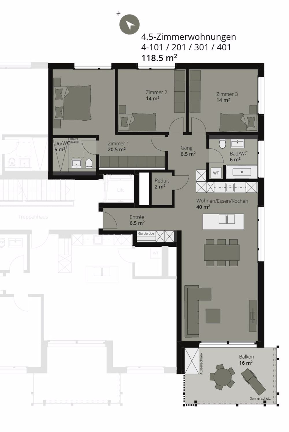 Familienfreundliche Wohnung mit Sportplatz und Schule in der Nähe - Bild 12