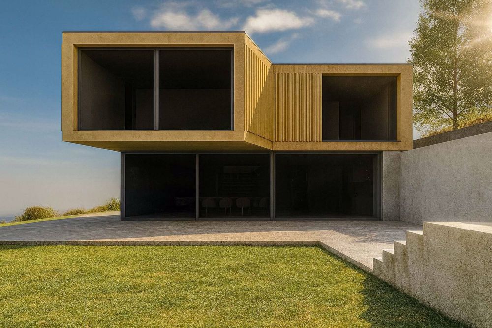 Moderne Villa im Bau mit Garten in Camorino - Bild 4