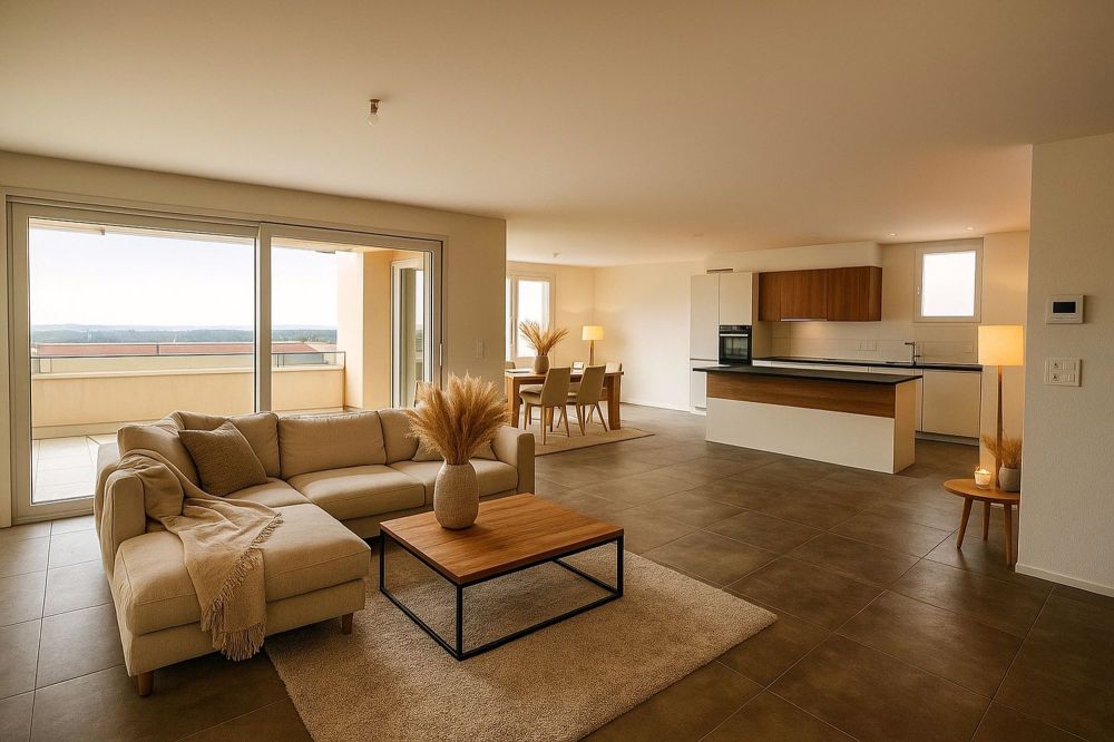 Prächtige 4,5-Zimmer-Wohnung mit großer Terrasse und Aussicht - Bild 2