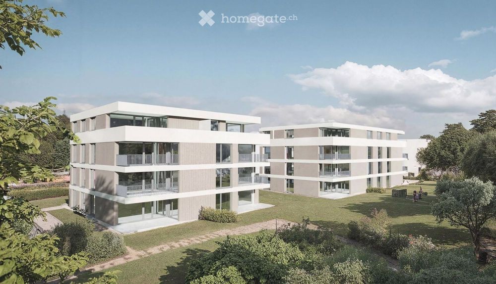 Moderne 4.5-Zimmer-Wohnung in Bösingen - Barrierefreies Wohnen mit Ausblick - Bild 1