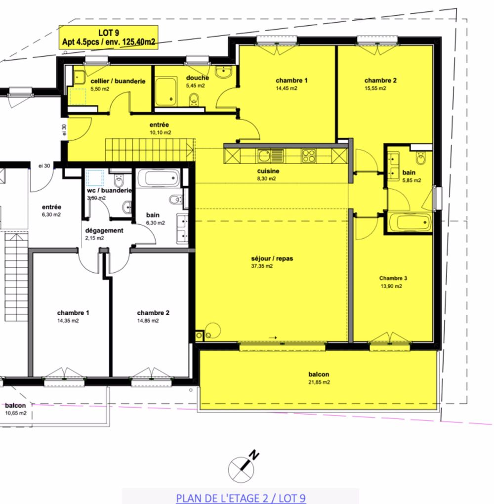 Résidence VESTA 4,5 Zimmer + große Mezzanine - Bild 4