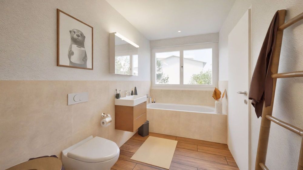 Neubauprojekt: Exklusives Doppel-Einfamilienhaus Flexibel, Modern & - Marlin_Immobilien_2_DEFH_Oftringen_Vorprojekt_Visualisierung_innen_3_Verkauf