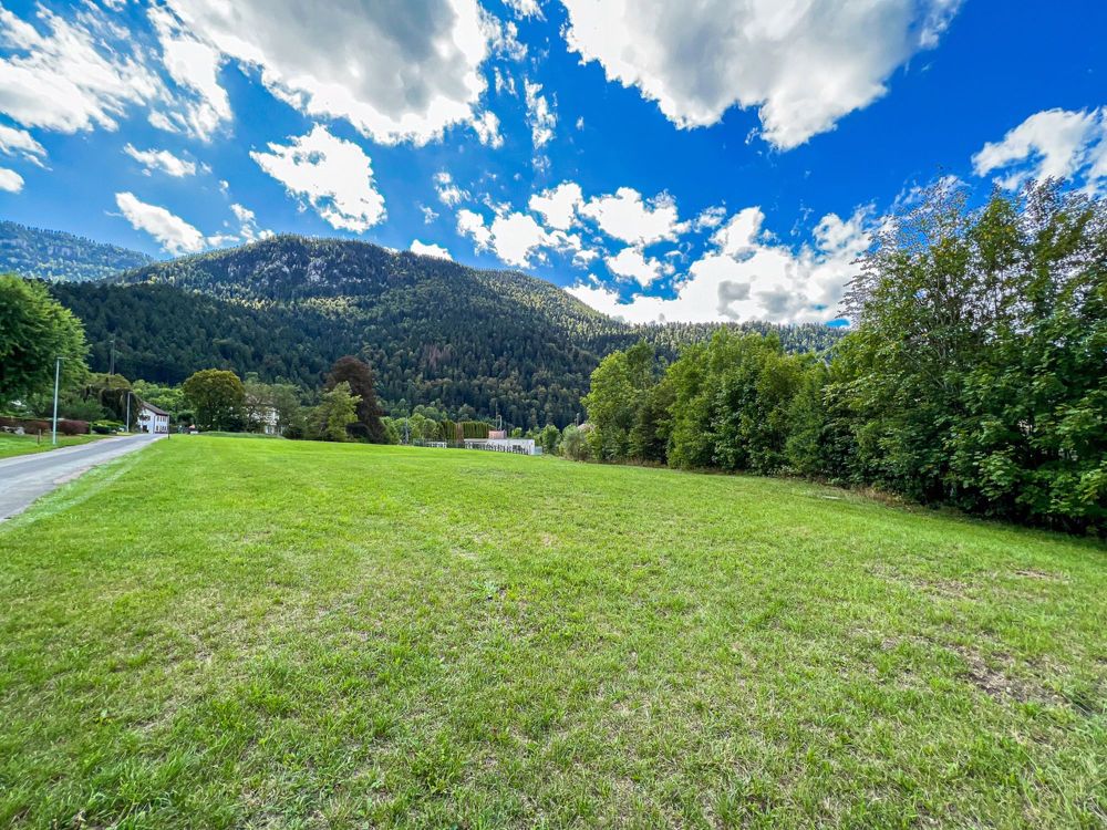 Villa neuve individuelle avec garage attenant Orientation Sud-Ouest - Vue du terrain