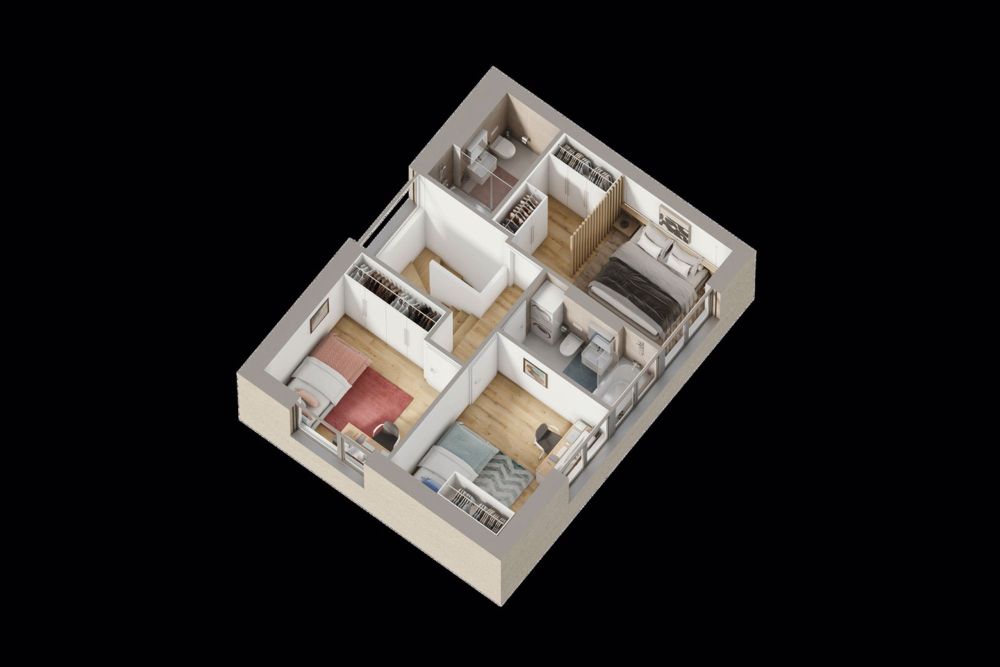 VILLAS MITOYENNES - VUE PANORAMIQUE - LES TRAVAUX VONT DÉMARRER - VILLA TYPE B