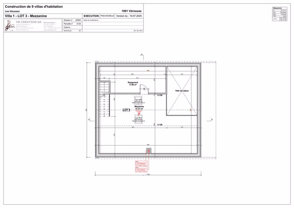 Schönes 3,5-Zimmer-Wohnung in Vérossaz - Mezzanine