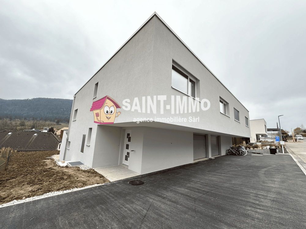 Villa mitoyenne Minergie de 5.5 pièces (158 m2) avec grande terrasse, jardin et garage à Cortébert - Bild 2