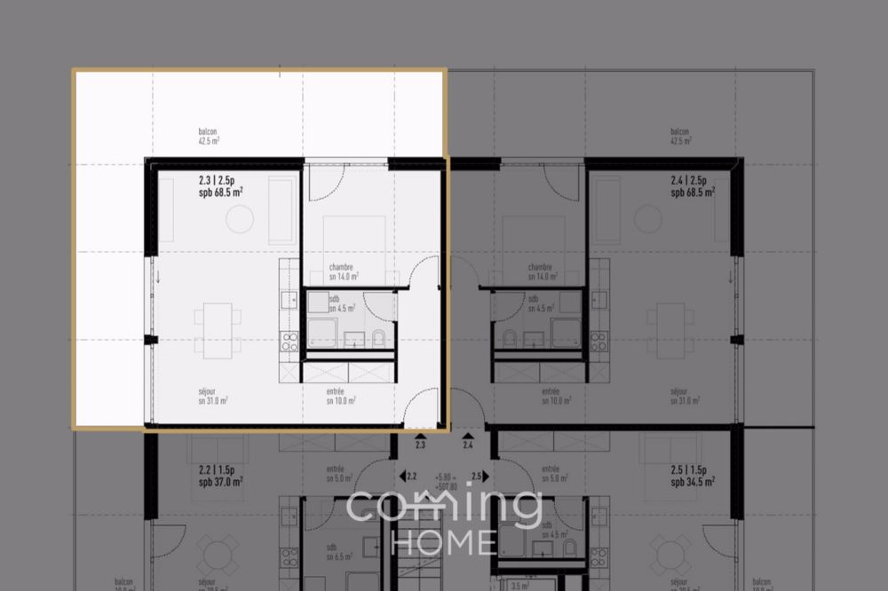 Neue 2,5-Zimmer-Wohnung im Grand Golf, Grône - Panorama, ruhig, Stadtzentrum - Bild 3