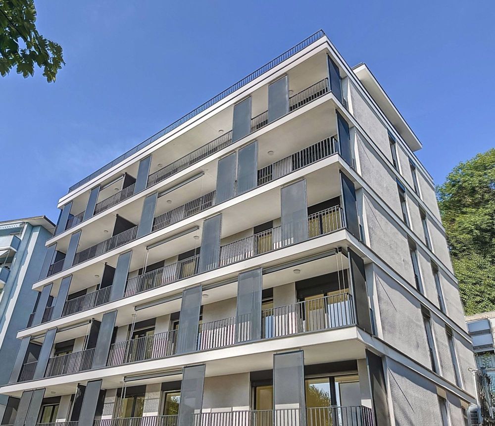 3.5 pièces NEUF avec deux balcons - Vallombreuse 55 - Immeuble