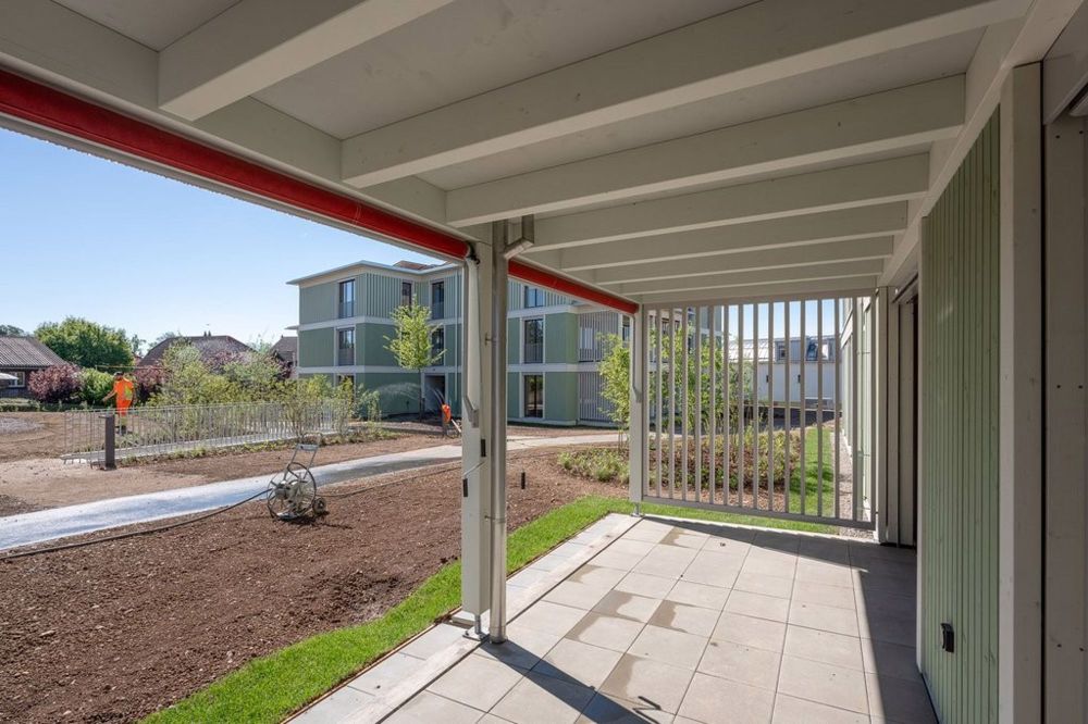 Grosszügige Wohnung mit Gartensitzplatz zu vermieten! - Gartensitzplatz
