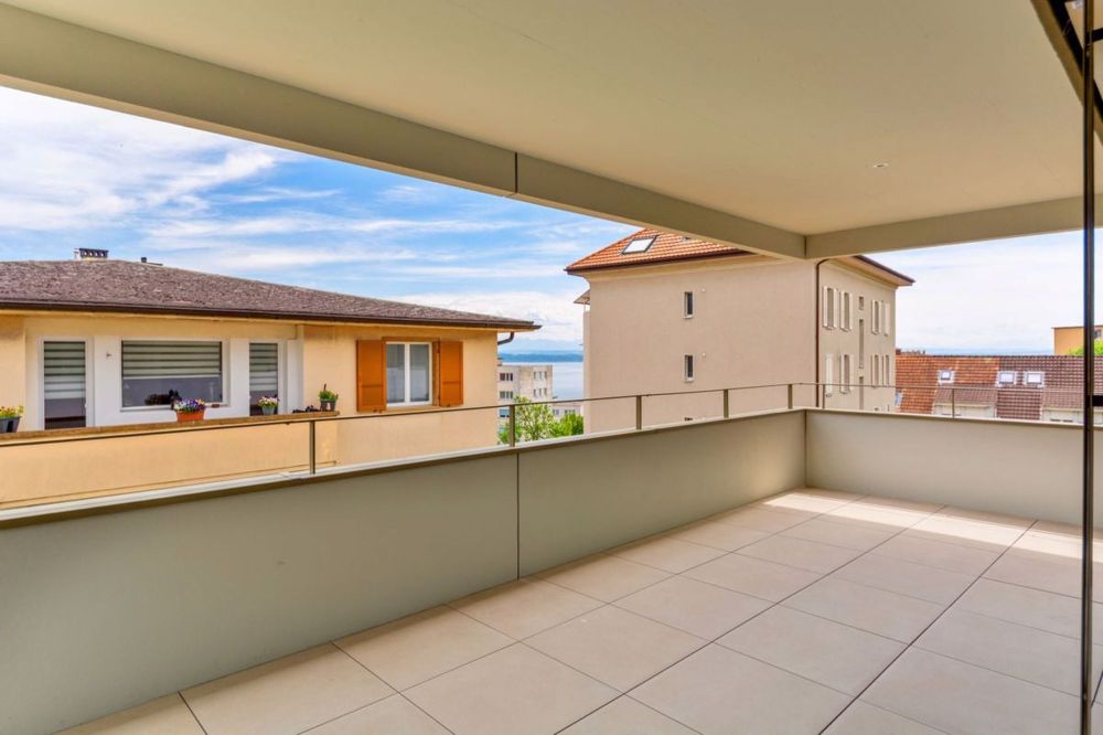 Neuchâtel - Superbes 3,5-Zimmer-Wohnung Minergie-P mit Balkon und hochwertigen Ausstattungen Wohnung C - Bild 4