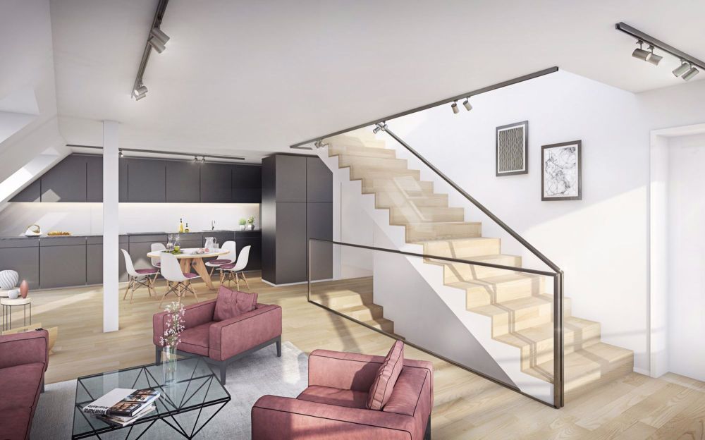 EXKLUSIV WOHNEN AUF ZWEI ETAGEN - NEUBAU-WOHNUNG MIT DACHTERRASSE - Bild 3
