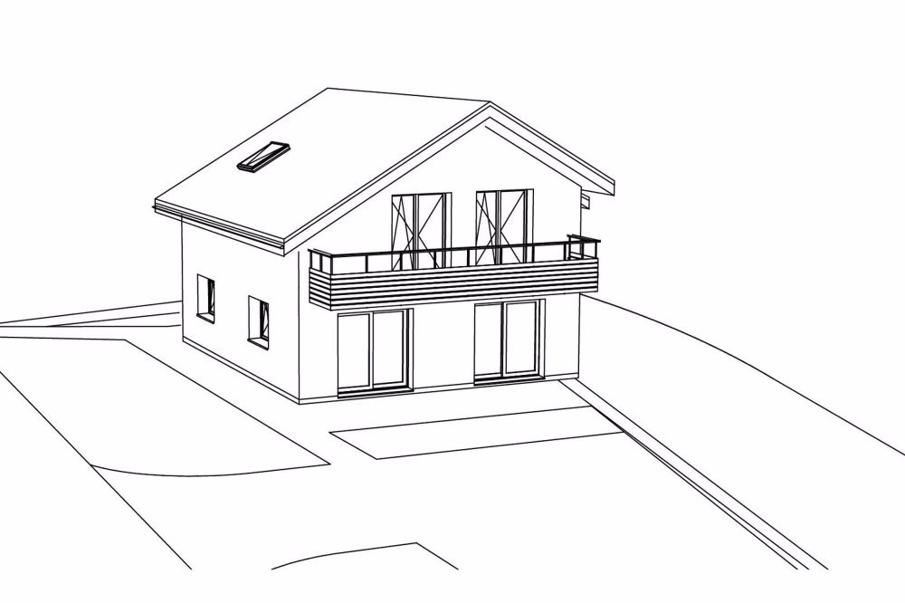 Modernes Einfamilienhaus mit Minergie-Standard in Wiggen - Bild 1