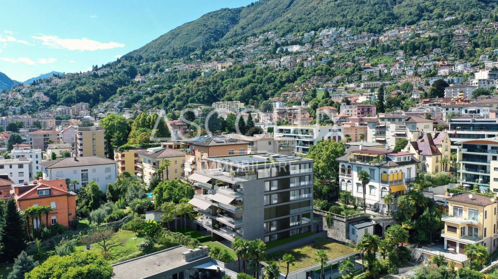 Residenza Cataleya Attico di prestigio di 5.5 locali con vista e posizione esclusiva | Residenza Cataleya Prestigeträchtige 5.5-Zimmer-Attikawohnung mit Aussicht und exklusiver Lage - Esterna 1 formato 16-9.jpg