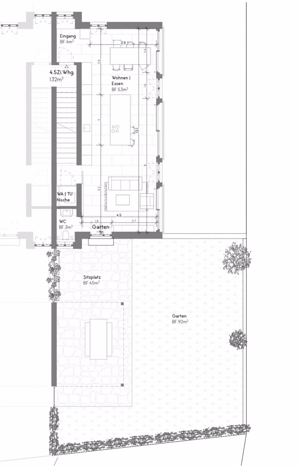 Doppeleinfamilienhaus in Wollerau - Bild 4