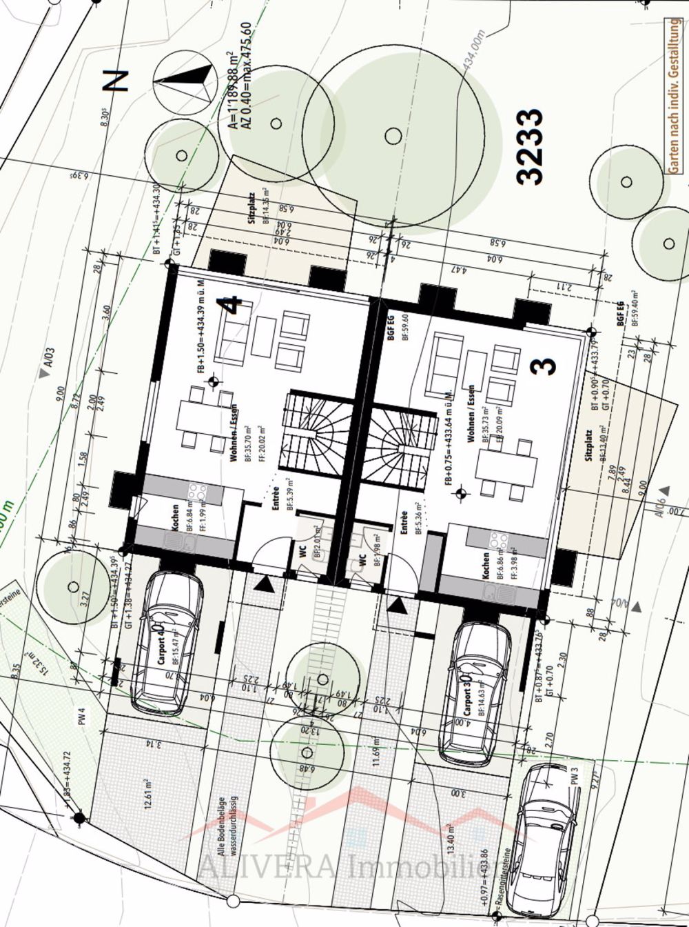 Modernes Neubauprojekt: Doppeleinfamilienhäuser in 4254 Kleinlützel, - EG