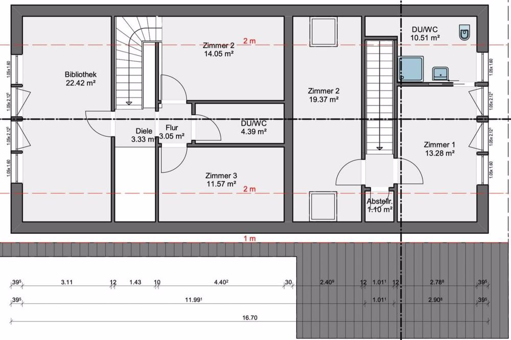 Doppelhaushälfte mit 3,5 Zimmern und Möglichkeit für eine Pferdebox für 3 Pferde - Bild 8