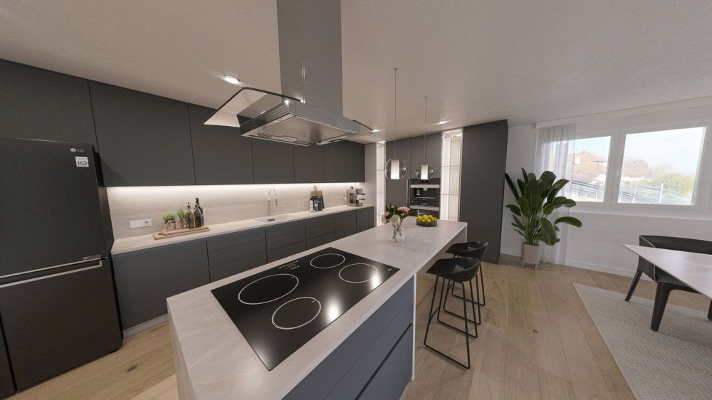 5.5-Zimmer Luxus-Duplex-Terrassenhaus mit Seesicht und Alpenblick - Bild 9