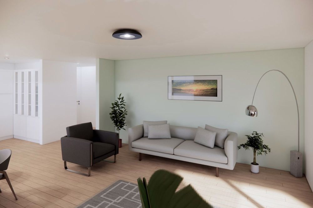 Neue barrierefreie Gartenwohnung mit zwei Sitzplätzen - Wohnbereich