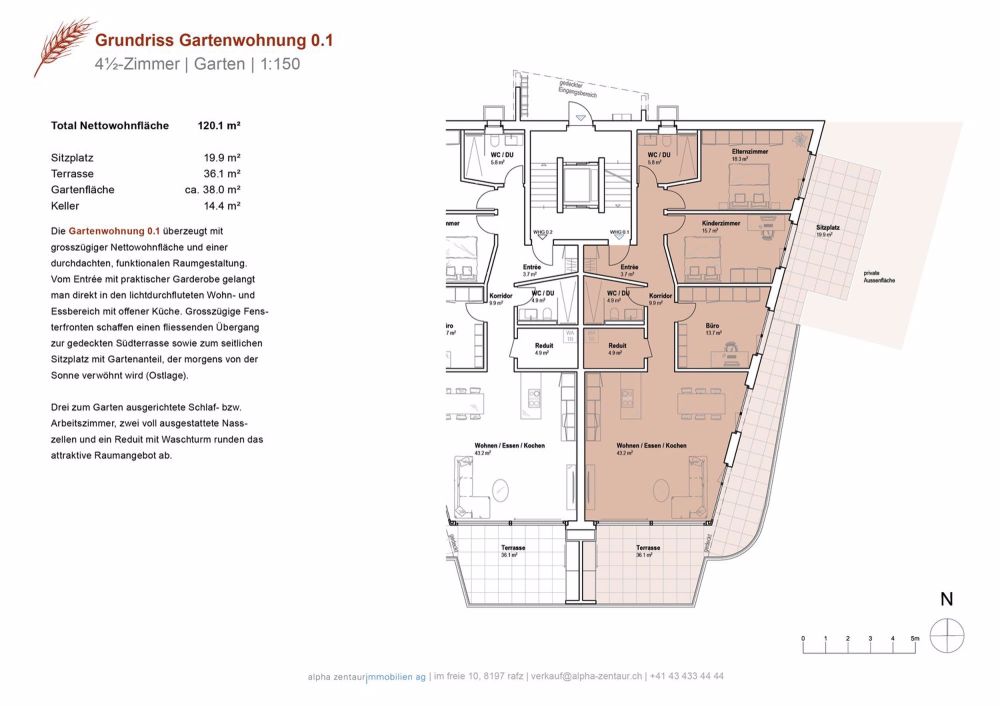 Müliacker Rafz - Gartenwohnung 0.1 - Bild 3