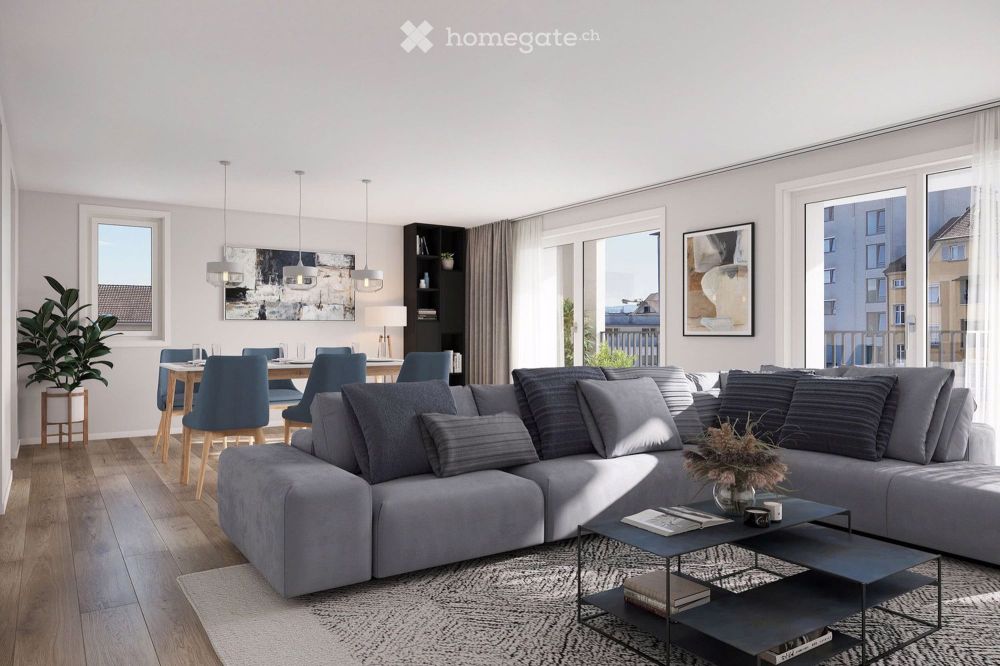 Moderne 4.5-Zimmer Duplex-Wohnung mit Balkon in Birsfelden - Bild 2