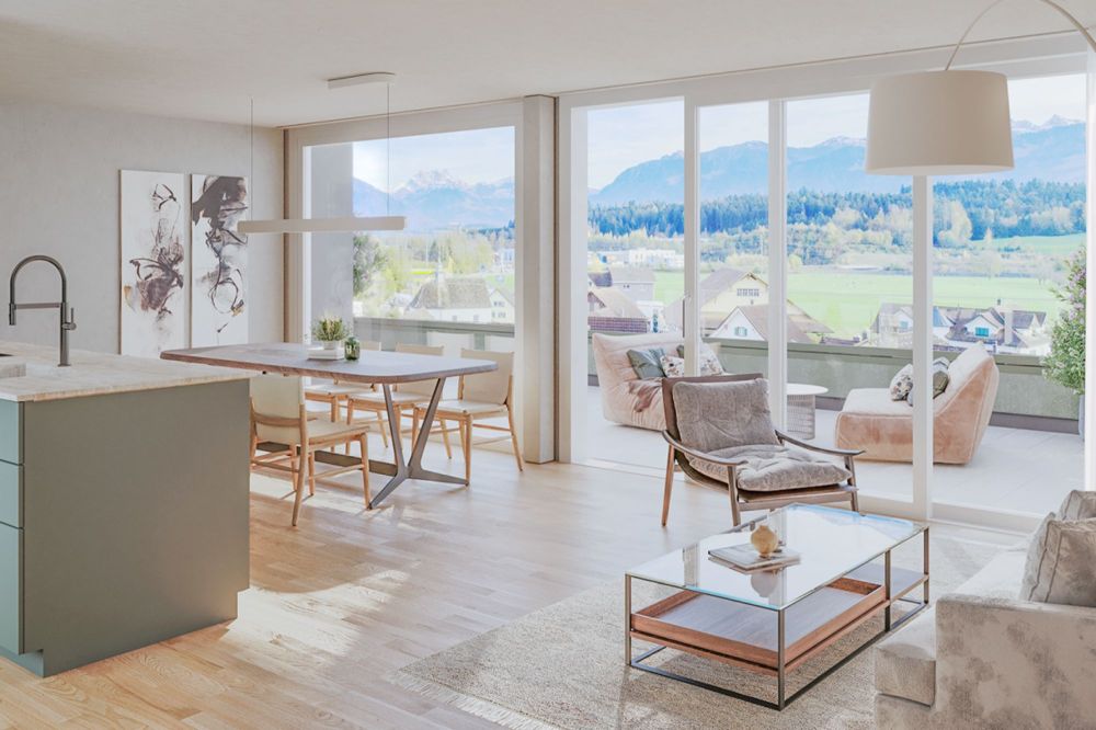 4.5 Zimmer-Neubau Eigentumswohnung (W1) - Beispiel Wohnen-Essen