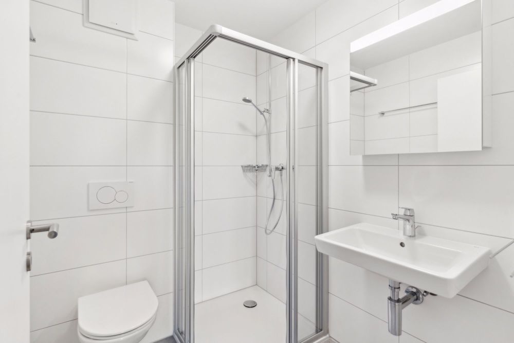 Magnifique appartement neuf au 2ème étage d'une petite PPE - Salle de douche privative / Eigener Duschraum / Private shower room