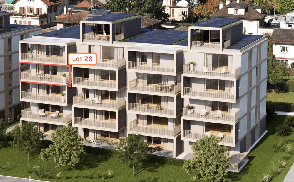 Appartement Minergie P, 4,5 pièces à Châtel-St-Denis, inclus 2 places au garage (LOT28) - Bild 1
