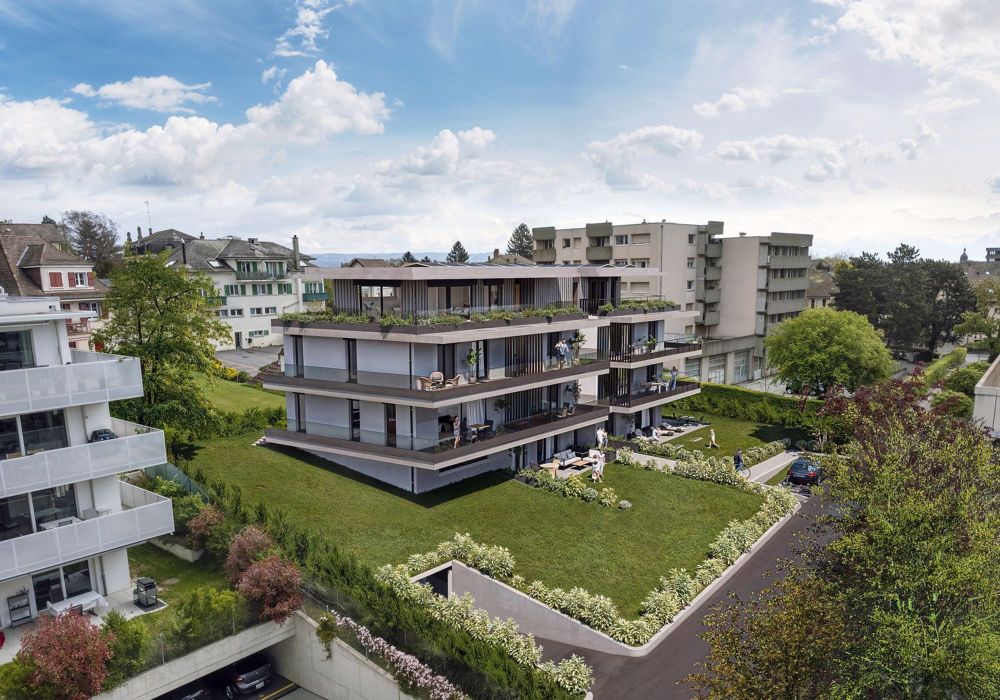 Magnifique triplex de standing avec jardin et terrasse. Nouvelle construction, Morges Centre ville - Bild 2
