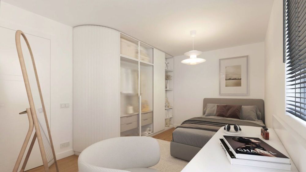 Neubauprojekt "Haselweg2" an erhöhter Lage in Muhen - Schlafzimmer