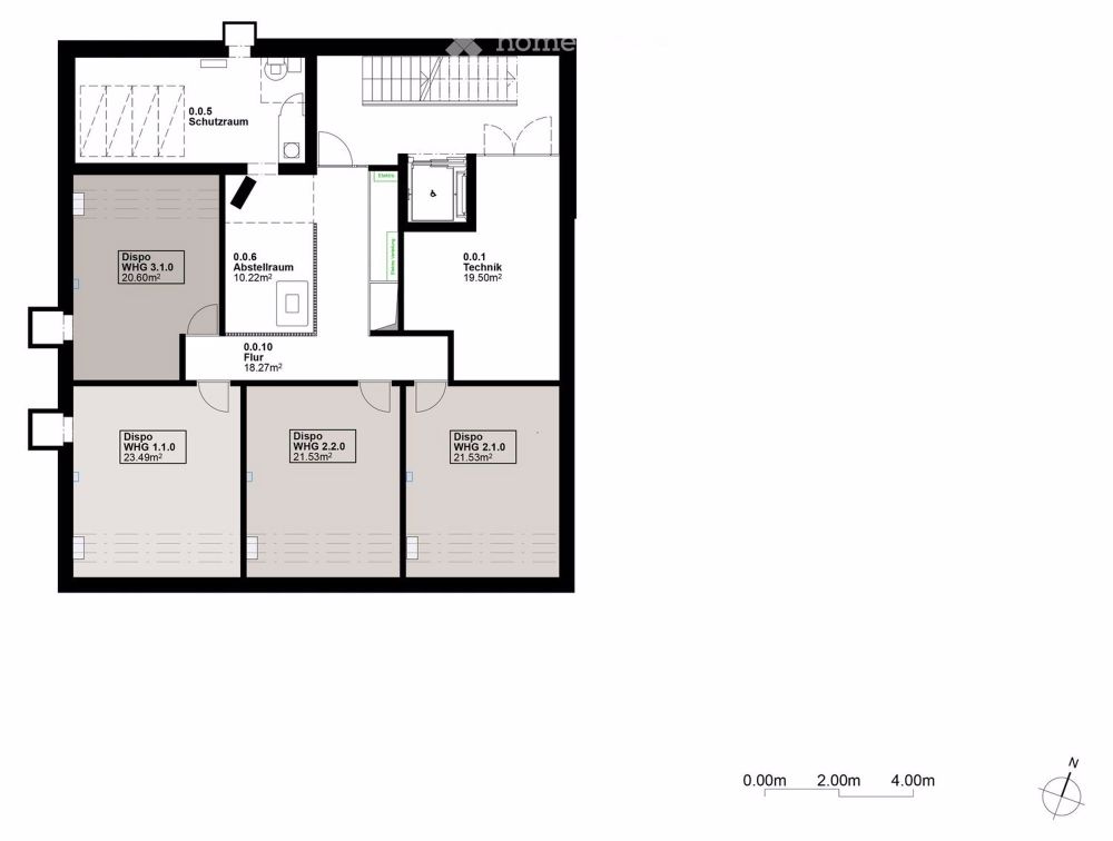 Neubau 4-Familienhaus mit Gartenwohnung und Attika - Bild 11