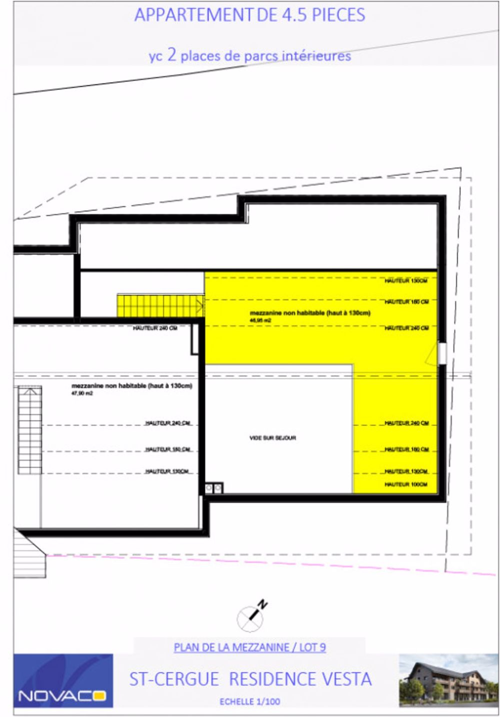 Neue 4,5-Zimmer-Wohnung von 170m2 auf 2 Ebenen - Résidence VESTA in Saint-Cergue - Bild 8