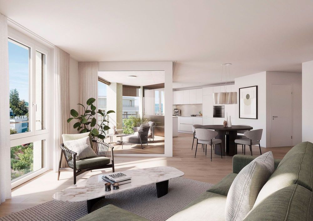 3.5-Zimmer-Wohnung in Frick mit sonniger Loggia - Bild 1