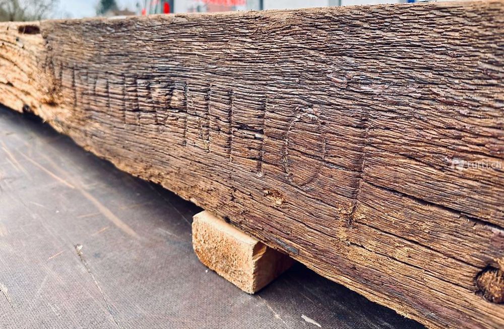 Eichenbalken, Holz, Balken, Stütze, Träger, massiv, Eiche - Bild 4