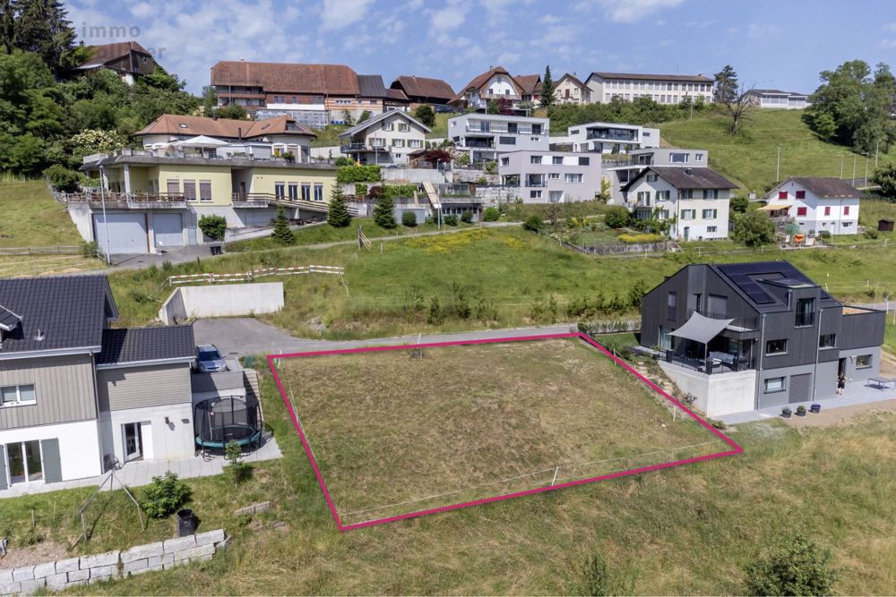 Baubewilligtes Neubauprojekt in ökologischer Holzbauweise - Aufsicht Parzelle 6