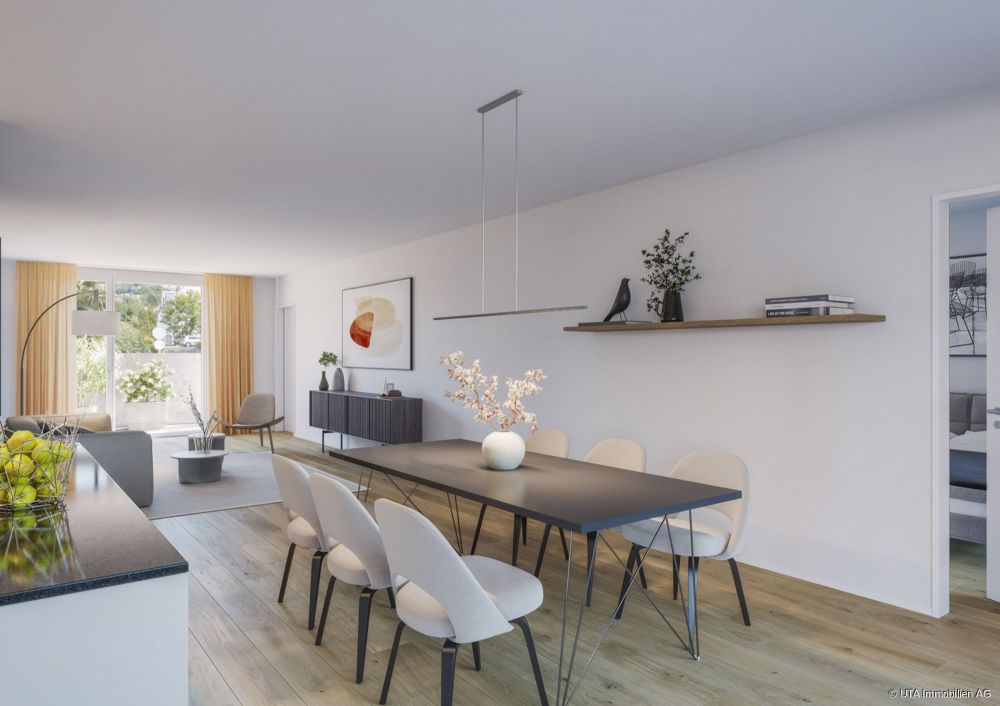 4-Zimmer Attikawohnungen - exklusiv wohnen mit Weitblick - VivAare - EG innen 1