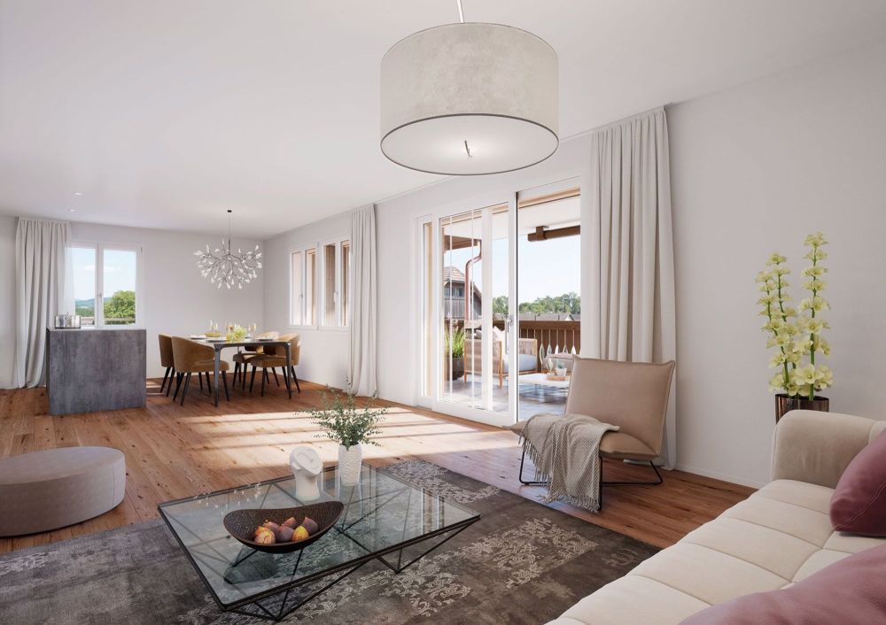 Moderne 3.5 Zimmer Neubauwohnung in Birrhard AG - Bild 4