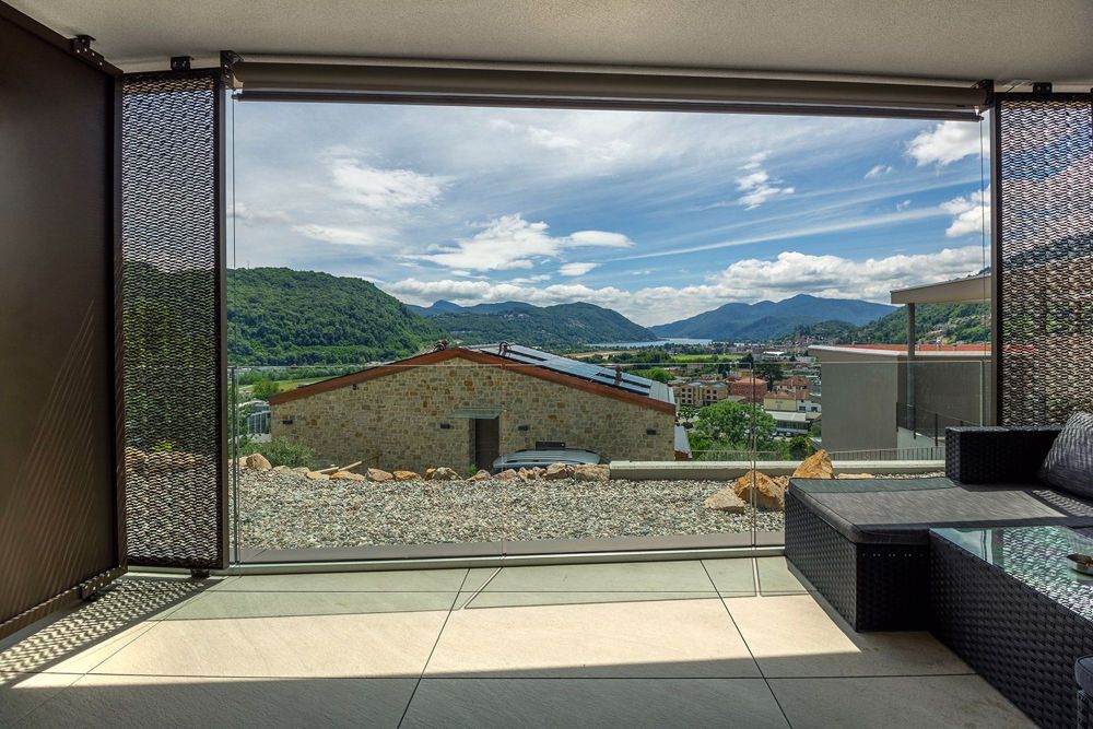 Funzionale appartamento con vista panoramica - Vista dal soggiorno