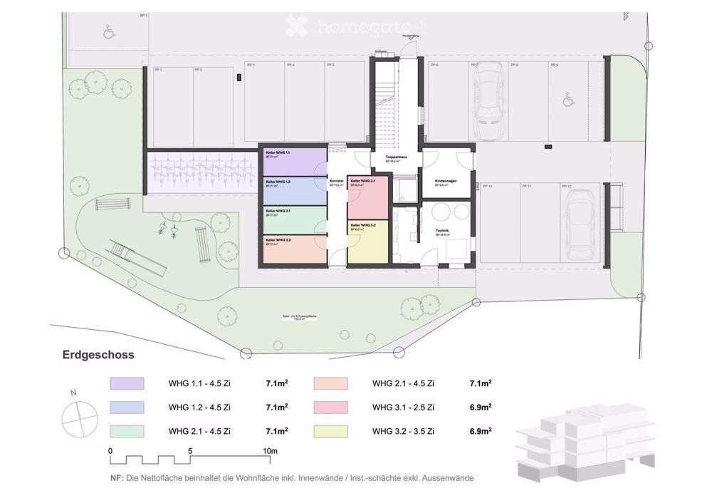 Neubau - Top 4.5-Zimmerwohnung mit (Süd-)Westausrichtung - Bild 5