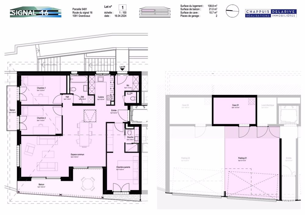 Vue exceptionnelle, appartement contemporain - Bild 5