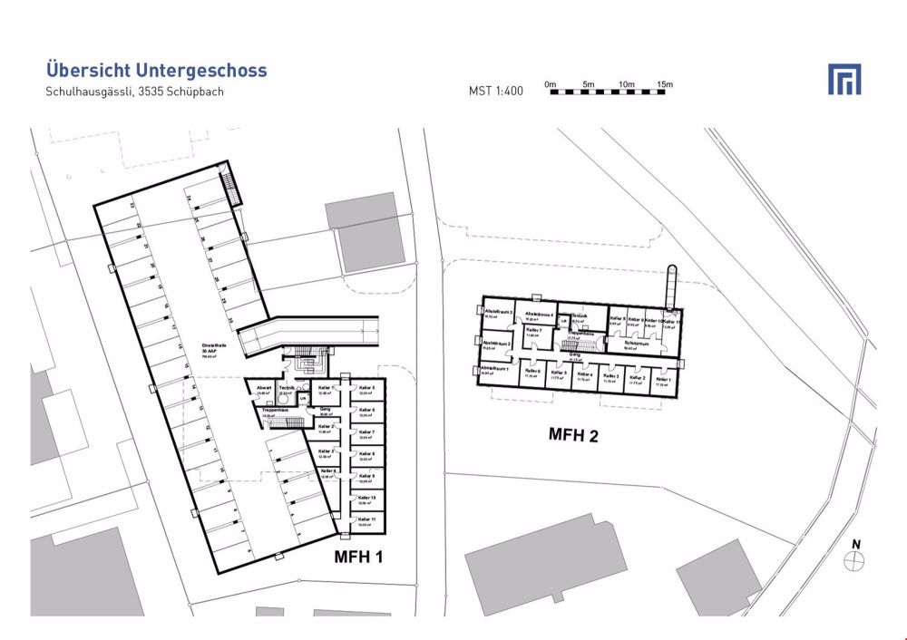 Neue EG-Wohnung im EmmePark zu verkaufen - Übersicht Untergeschoss