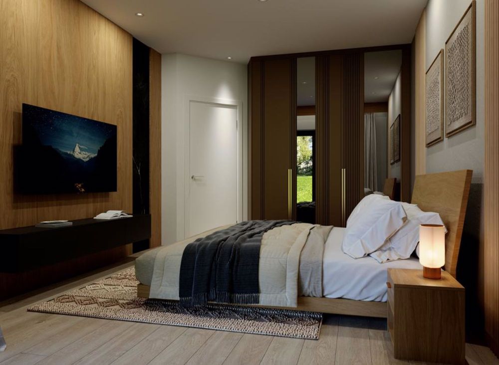 Villa moderne avec vue dégagée sur la campagne - Chambre 2