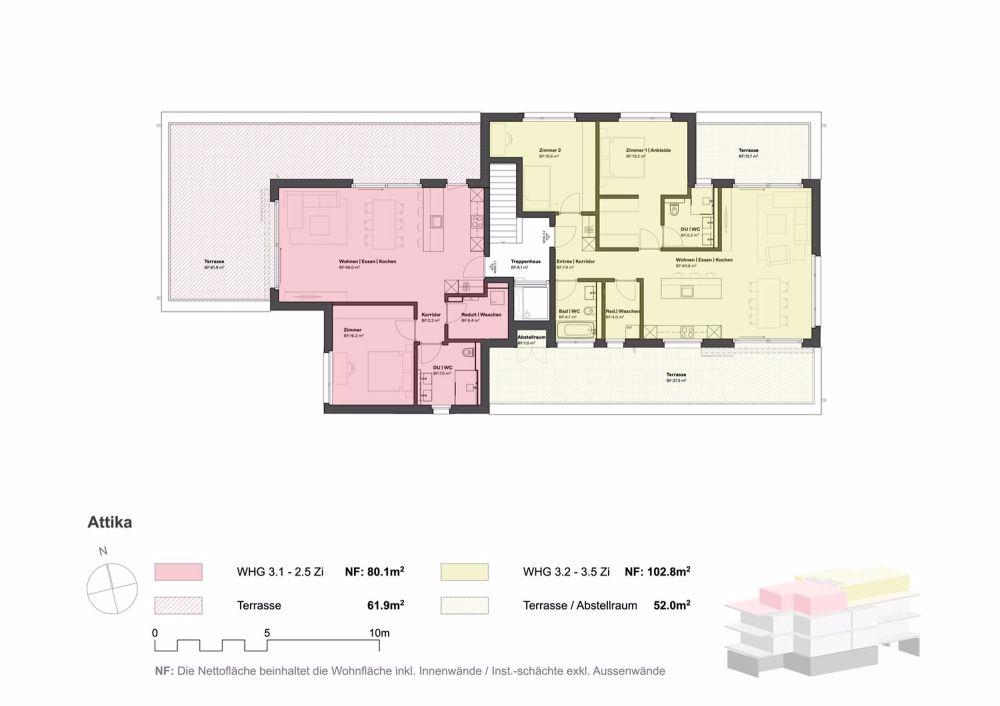 Neubau - Top 3.5-Zi.-Attika-Wohnung in Reichenburg SZ - Bild 3
